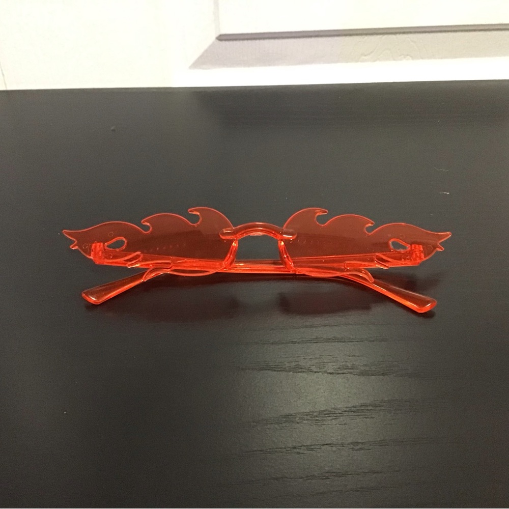 Orange Fire Glasses